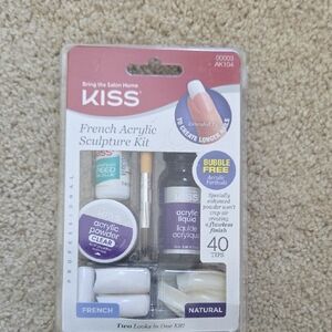 KISS French Acrylic Sculpture Kit - Purple and White